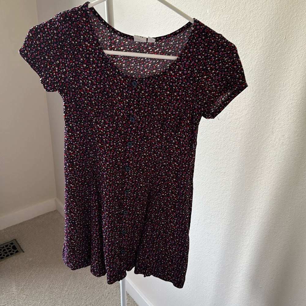 Ditsy print multicolor Gap Kids dress size Medium (8)
